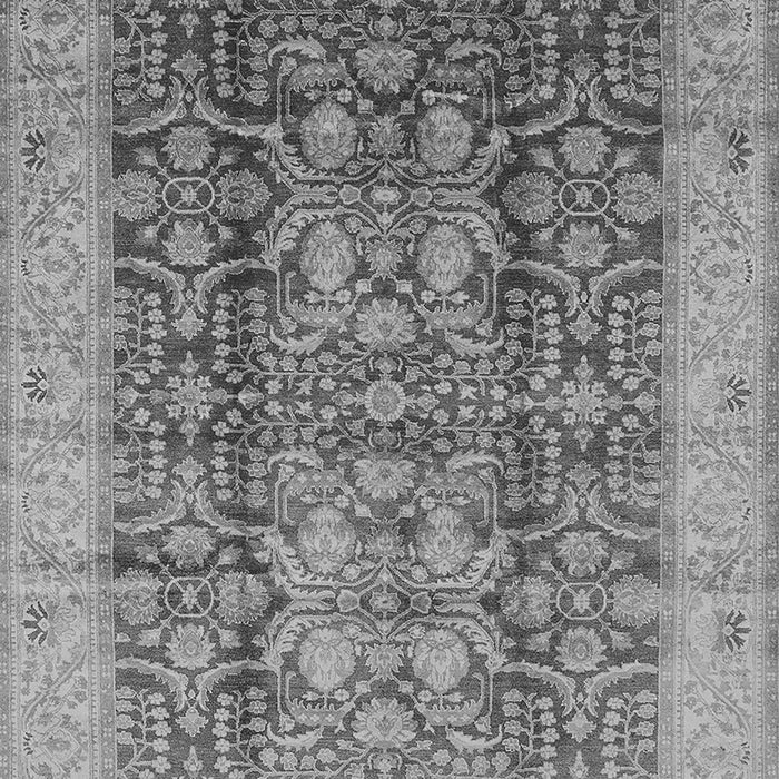 Machine Washable Oriental Gray Traditional Rug, wshurb2984gry