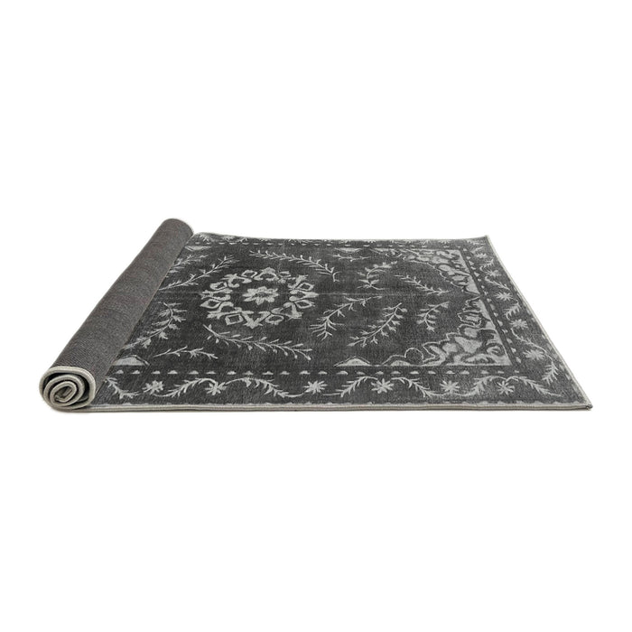 Sideview of Oriental Gray Industrial Rug, urb2985gry