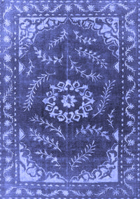 Oriental Blue Industrial Rug, urb2985blu