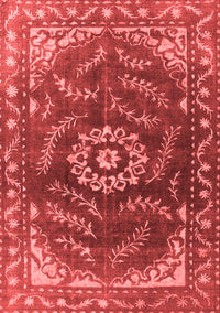 Oriental Red Industrial Rug, urb2985red