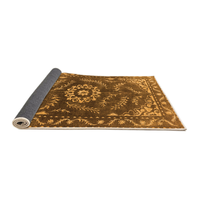 Sideview of Oriental Orange Industrial Rug, urb2985org
