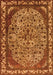 Machine Washable Oriental Orange Industrial Area Rugs, wshurb2986org