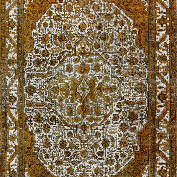 Mid-Century Modern Brown Oriental Rug, urb2986