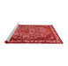 Industrial Red Washable Rugs