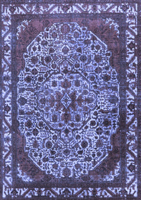 Oriental Blue Industrial Rug, urb2986blu