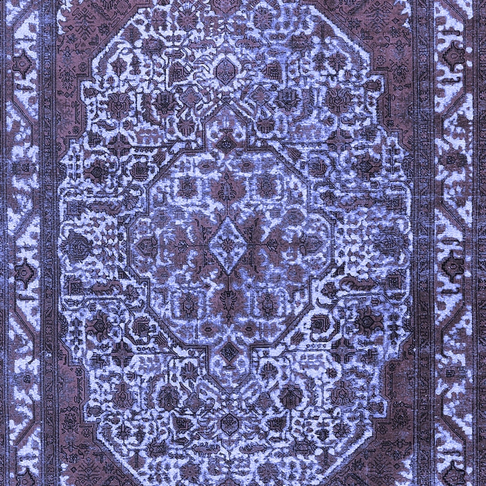 Oriental Blue Industrial Rug, urb2986blu