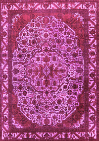 Oriental Pink Industrial Rug, urb2986pnk