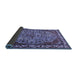 Sideview of Oriental Blue Industrial Rug, urb2986blu