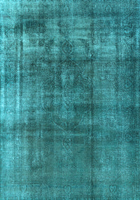 Oriental Light Blue Industrial Rug, urb2987lblu