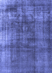 Oriental Blue Industrial Rug, urb2987blu