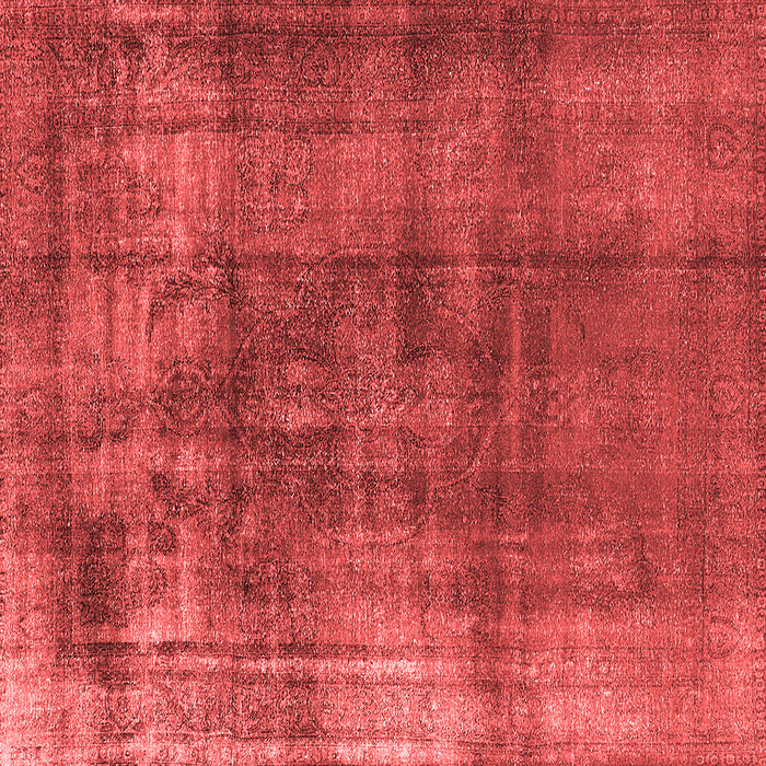 Machine Washable Oriental Red Industrial Rug, wshurb2987red