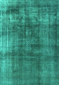 Oriental Turquoise Industrial Rug, urb2987turq