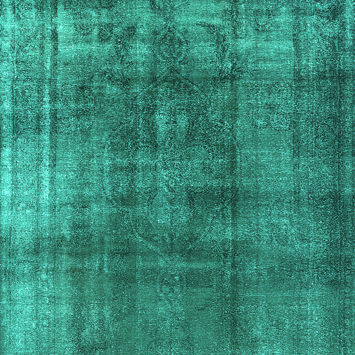 Oriental Turquoise Industrial Rug, urb2987turq
