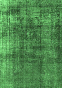 Oriental Emerald Green Industrial Rug, urb2987emgrn