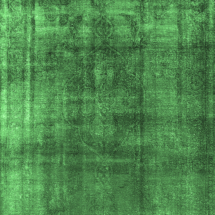 Oriental Emerald Green Industrial Rug, urb2987emgrn