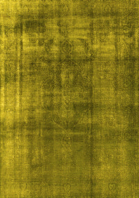 Oriental Yellow Industrial Rug, urb2987yw