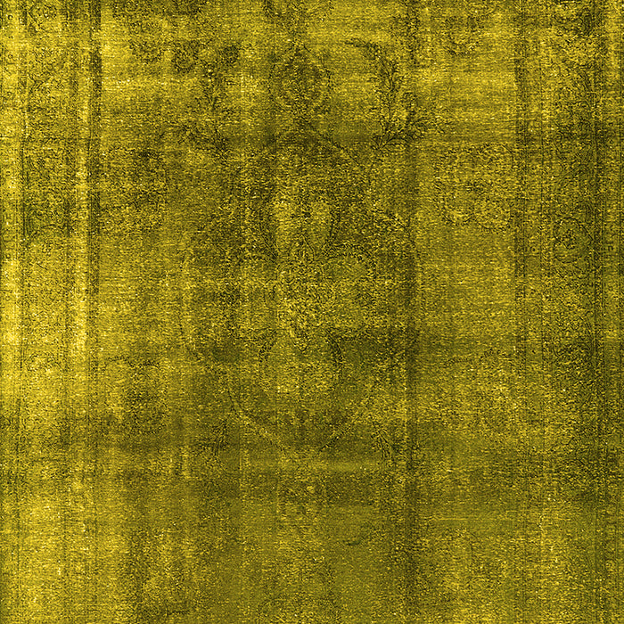 Oriental Yellow Industrial Rug, urb2987yw