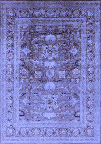 Oriental Blue Traditional Rug, urb2988blu