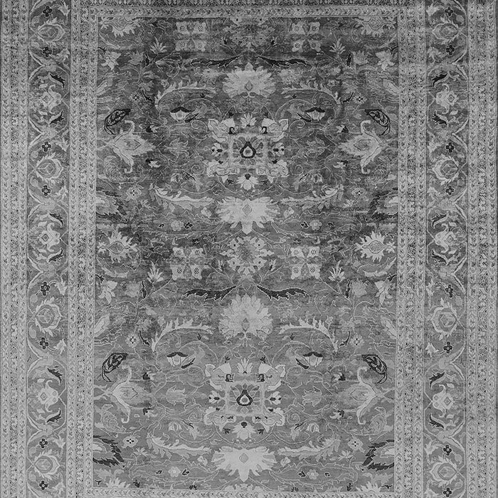 Machine Washable Oriental Gray Traditional Rug, wshurb2988gry