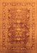 Oriental Orange Traditional Rug, urb2988org