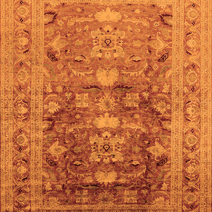 Oriental Orange Traditional Rug, urb2988org