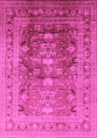 Oriental Pink Traditional Rug, urb2988pnk