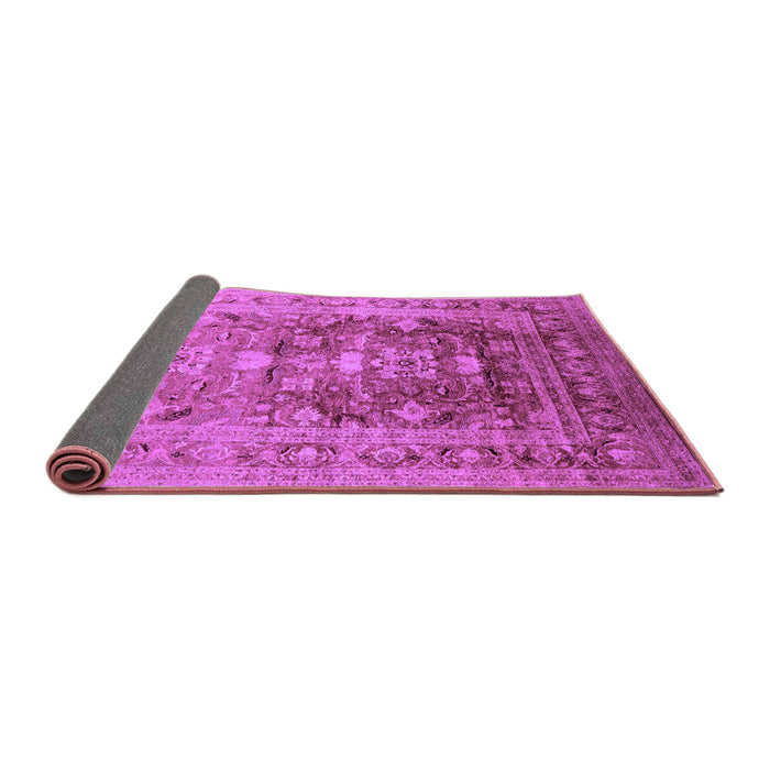 Sideview of Oriental Purple Traditional Rug, urb2988pur