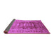 Sideview of Oriental Purple Traditional Rug, urb2988pur