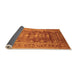 Sideview of Oriental Orange Traditional Rug, urb2988org