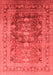 Oriental Red Traditional Area Rugs
