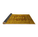 Sideview of Oriental Yellow Traditional Rug, urb2988yw