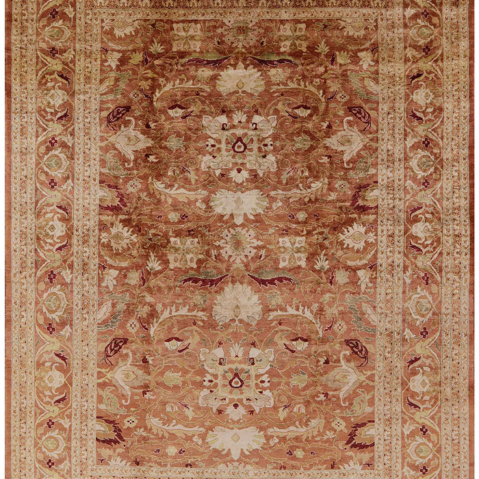 Mid-Century Modern Mahogany Brown Oriental Rug, urb2988