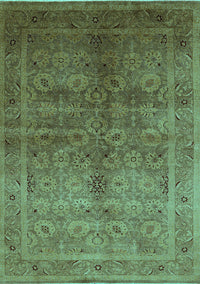 Oriental Turquoise Traditional Rug, urb2989turq