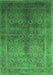 Oriental Emerald Green Traditional Rug, urb2989emgrn