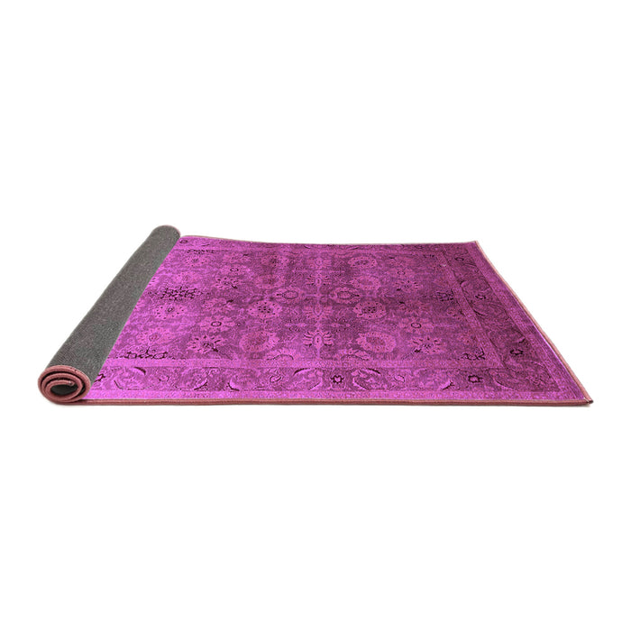 Sideview of Oriental Purple Traditional Rug, urb2989pur