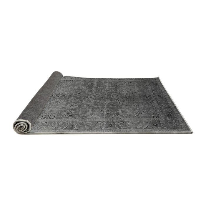 Sideview of Oriental Gray Traditional Rug, urb2989gry