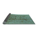 Sideview of Oriental Light Blue Industrial Rug, urb2990lblu