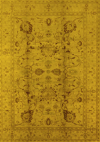 Oriental Yellow Industrial Rug, urb2990yw