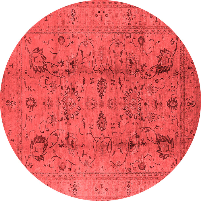 Machine Washable Oriental Red Industrial Rug, wshurb2990red