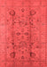 Oriental Red Industrial Area Rugs