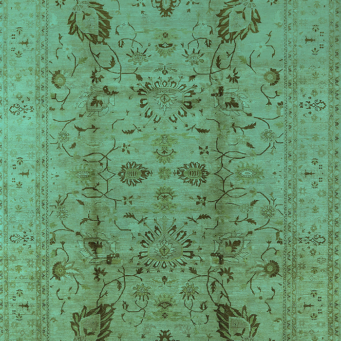 Oriental Turquoise Industrial Rug, urb2990turq