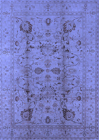 Oriental Blue Traditional Rug, urb2991blu