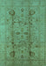 Oriental Turquoise Traditional Rug, urb2991turq
