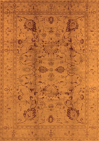 Oriental Orange Traditional Rug, urb2991org