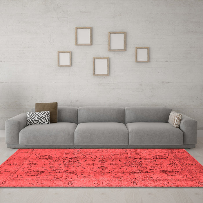 Traditional Red Washable Rugs