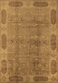 Oriental Brown Traditional Rug, urb2992brn