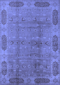 Oriental Blue Traditional Rug, urb2992blu