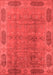 Oriental Red Traditional Area Rugs