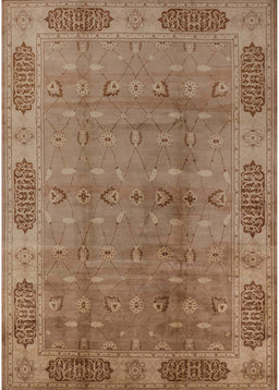 Machine Washable Industrial Modern Light Brown Rug, wshurb2992