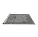 Sideview of Machine Washable Oriental Gray Traditional Rug, wshurb2993gry